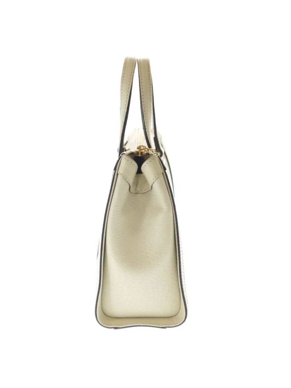 Gucci Ophidia GG Sherry Line Leather 2-Way Shoulder Bag White Ivory